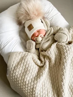 Baby's Only - TEDDY neulehaalari vauvalle, Warm Linen