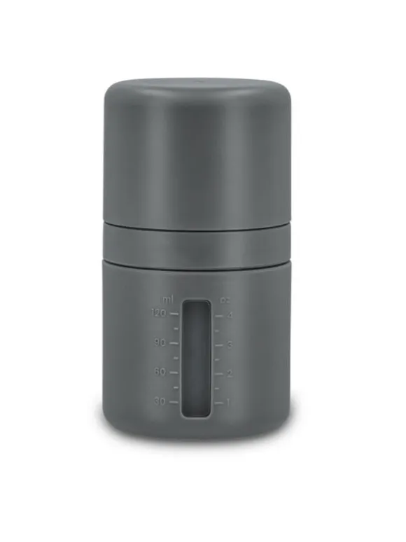 BabyWallaby - Tuttipullo 120ml, tummanharmaa