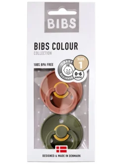 BIBS - vauvan tutti 2-PACK 0-18kk - Woodchuck / Hunter Green