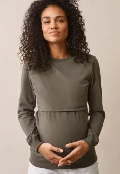 Boob Design - imetyscollege B-Warmer Sweatshirt Olive leaf