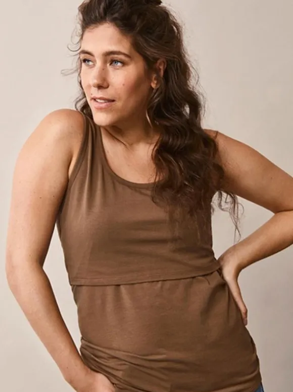 Boob Design - imetystoppi Classic Tank Top Hazelnut