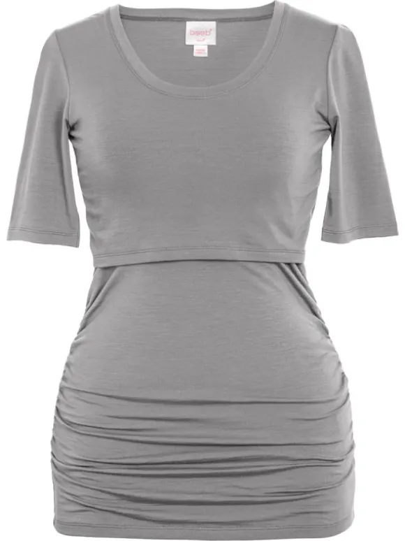 Boob Design - äitiys- ja imetys T-paita Flatter Me, dusk