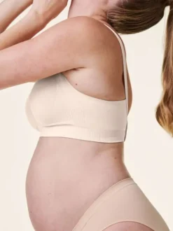 BRAVADO - imetysliivit body silk seamless - Pearl