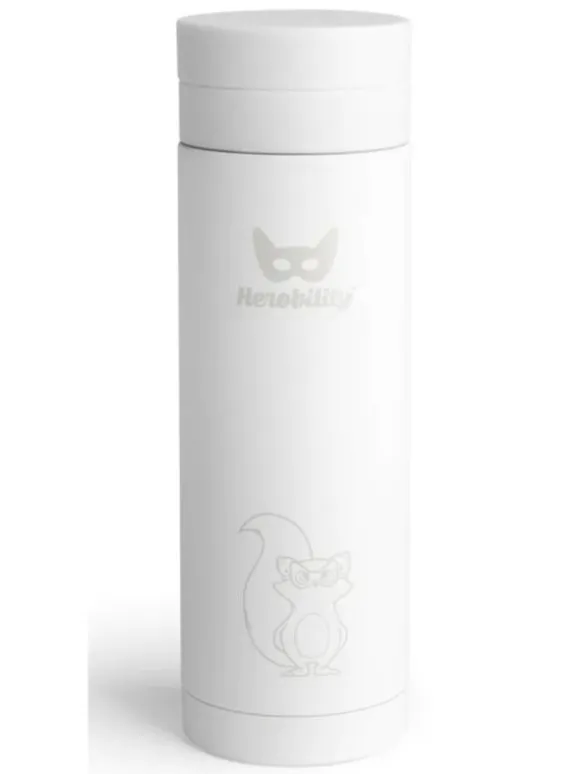Herobility - termospullo 300ml, valkoinen
