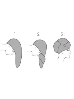 Hiuspyyhe, granite | LUINLIVING