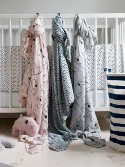 Iso kapaloliina 120x120 Contour Grey 2-pack - Done By Deer