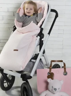 Iso lämpöpussi rattaisiin | Baby’s Only (sileäneulos rosa)