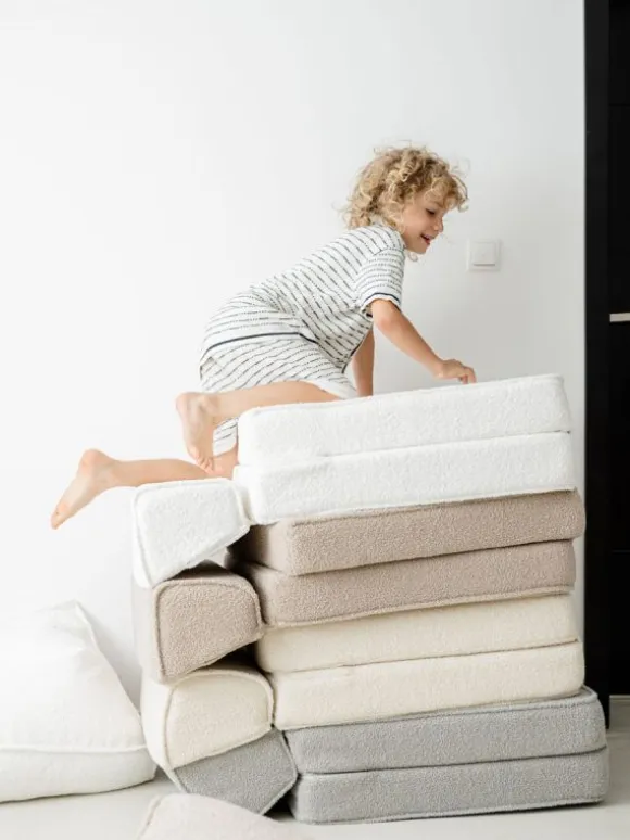 Lasten lepotuoli / sohva 3in1, Bouncle cream