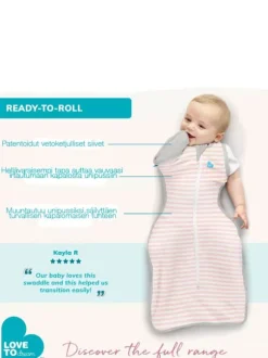Love to Dream - Swaddle Up 50/50 kapalo - kesäversio harmaa