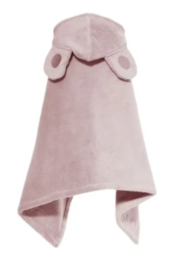 Luin Living Vauvapyyhe nallenkorvilla 0-5v, Dusty Rose