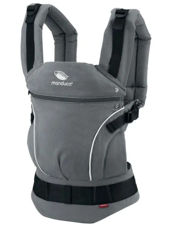 Manduca - First PureCotton Kantoreppu - Dark Grey