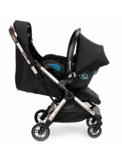 Maxi-Cosi Eva 3 Matkarattaat - Essential Black/Champagne