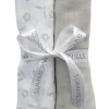 Puuvilla harsosetti 2-pack grey GOTS