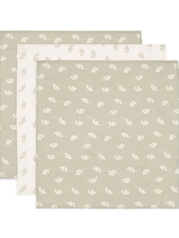 Puuvilla harsosetti 3-pack Twig - Olive Green