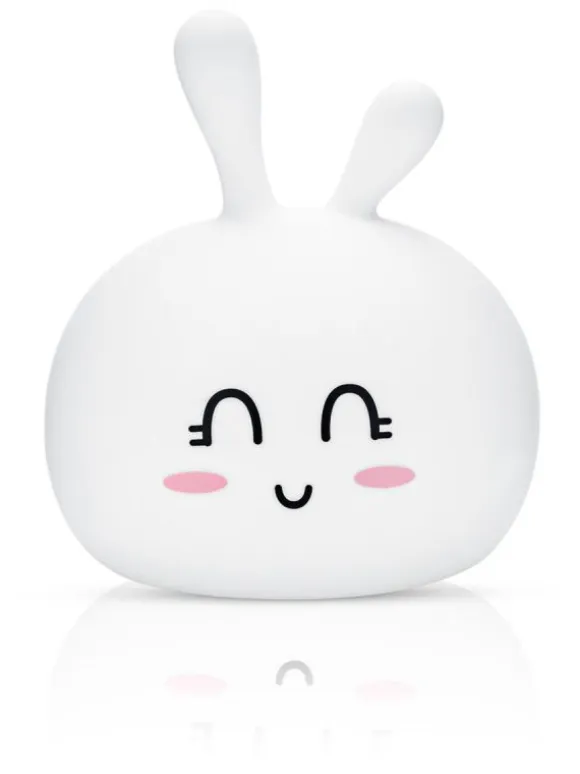 Rabbit & Friends Sweet Bunny Lamp –Silikoninen yövalo 7 värillä