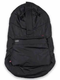 Voksi Carrier Cover – Kantorepun lämmin tuulisuoja vauvalle, Black